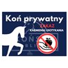 Koń prywatny granatowy