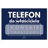 Telefon do właściciela granatowy