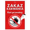 Zakaz karmienia czerwony
