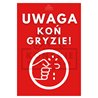 Koń gryzie! czerwony