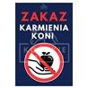 Zakaz karmienia koni granatowy