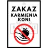 Zakaz karmienia koni biały