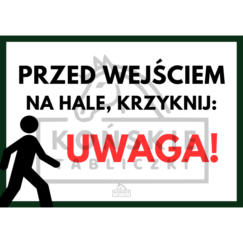 Przed wejściem na hale biały Przed wejściem na hale biały