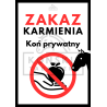 Zakaz karmienia biały
