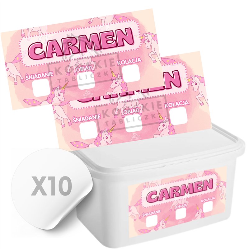 Pinky Unicorn - 10 szt.