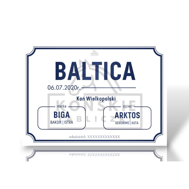 Tabliczka Classic Sereneo