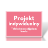Tabliczka ze zdjęciem - Projekt Indywidualny